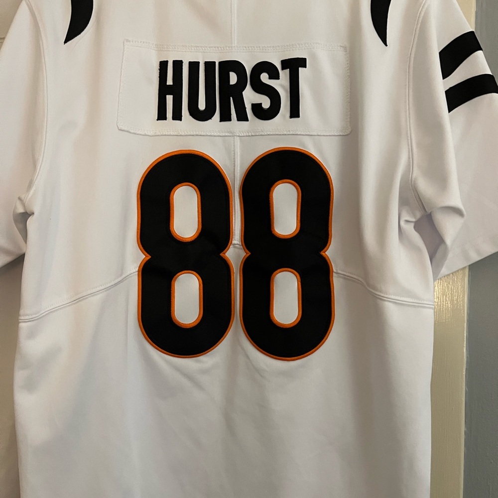 White NFL Bengals Hayden Hurst Jersey